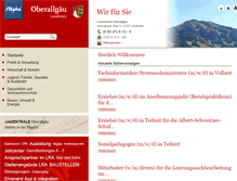 Tablet Screenshot of oberallgaeu.org